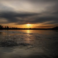 Закат над рекой Томь. :: Юлия 