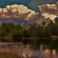 Грозовой закат над Средней Рогаткой... :: Sergey Gordoff