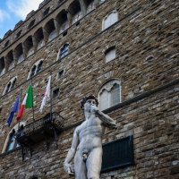 Статуя «Давид» (копия). Флоренция. Италия. :: Олег Кузовлев