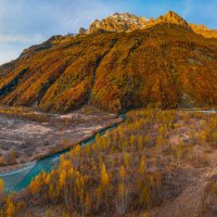 Осенняя река Клухор :: Фёдор. Лашков