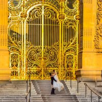 Свадебное фото на ступенях Petit Palais :: Eldar Baykiev