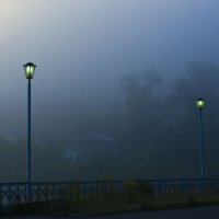 Фонари в тумане :: Алексей Екимовских
