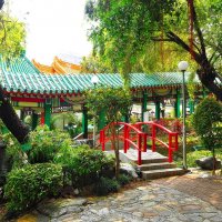 Гонконг "Сад добрых пожеланий" в храмовом комплексе Вонг-Тай-Син :: wea *