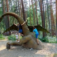 Битва с динозаврами. :: nadyasilyuk Вознюк
