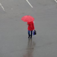 Девушка под зонтом :: Андрей Макурин