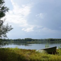 В августе на Оби. Немного грустно... :: Галина Кан