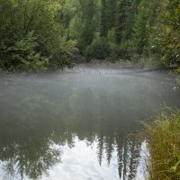 Река в туманной дымке :: Сергей Шаврин