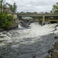 Подходим ко второму водопаду на реке Маскока (г. Брейсбридж, Канада). :: Юрий Поляков