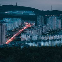 Владивосток ночью :: Евгений Кучеренко