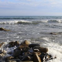 Море волны посылает, — берег пробует на вкус :: Татьяна Лютаева
