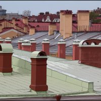Крыши Санкт-Петербурга-2 :: Валерий Готлиб