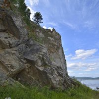 Скалы на берегу Ангары :: Сергей Шаврин