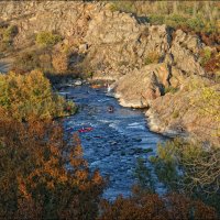 Бугские пороги в Грушевке :: Сергей Порфирьев