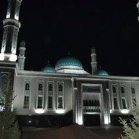 Ночь...Мечеть...Октябрь. :: Андрей Хлопонин