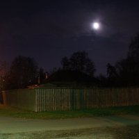 Ночь, улица, фонарь, луна... :: Леонид leo