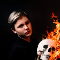 Fiery skull :: Марина Денисова