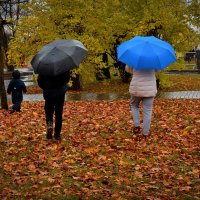 Осень не причина для грусти , а причина - взять зонтик и пойти гулять. :: Татьяна Помогалова
