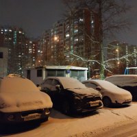 Первый снег в Москве :: Андрей Лукьянов