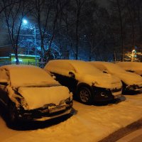 Первый снег в Москве :: Андрей Лукьянов