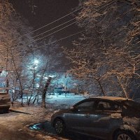 Машины  под снегом. Москва :: Фотогруппа Весна