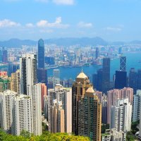 Hong Kong Гонконг живописный вид с Пика Виктория :: wea *
