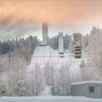 Лыжный центр Оунасваара в финском городе Рованиеми :: Shapiro Svetlana 