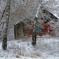 Старая деревенская банька. :: Милешкин Владимир Алексеевич 