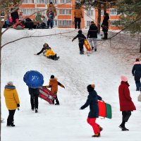 На весёлом склоне. :: Татьяна Помогалова