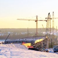 Возводится новый мост через Шексну :: Ольга Елисеева