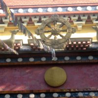 Тибетский Дацан в Питере и символ Колеса Сансары. :: владимир 