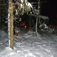Лагерь в ночи. :: ВикТор Быстров