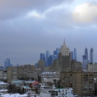 Вид на здание МИД и Москва-Сити :: Иван Литвинов