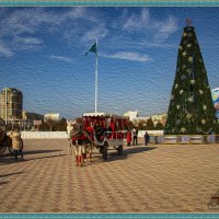 Актау новогодний :: Анатолий Чикчирный