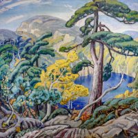 Картина "Bright Land" канадского художника A.Lismer (1885-1969). :: Юрий Поляков