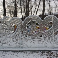 Ледяные  скульптуры 2021 - Абакан :: Виктор 