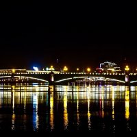 ночная Нева у Литейного моста :: Елена 