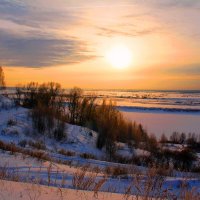 Зимним днем на реке :: владимир тимошенко 