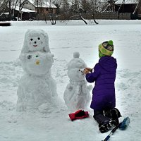 Радость, в снеге воплощённая. :: Татьяна Помогалова