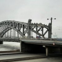 Большеохтинский мост, связавший Малую Охту с центральной частью Петербурга :: Елена Павлова (Смолова)