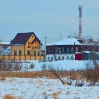 Городская набережная! ... ( отражение рассвета ) ) :: Елена Хайдукова  ( Elena Fly )