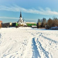 Снежная дорога к Храмам... :: Sergey Gordoff
