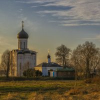 Храм Покрова-на-Нерли перед снегопадами :: Сергей Цветков