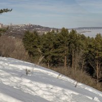 Волга в феврале. :: Сергей Калужский