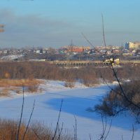 Октябрьский мост через реку Омь в народе еще называется «Горбатый» :: Savayr 