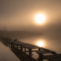 Утро на озере :: Андрей Бо