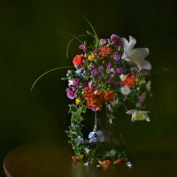 букет цветов в черной вазе :: Olena 
