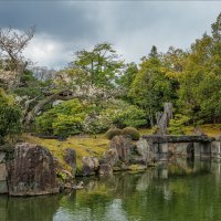 Уголок сада в  резиденции сёгунов рода Токугава в Киото :: Shapiro Svetlana 