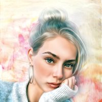 Арт портрет по фото. :: Светлана Кузнецова
