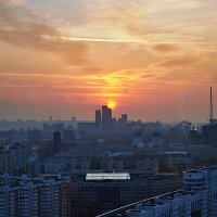 Закат над Москвой :: Valeriy(Валерий) Сергиенко