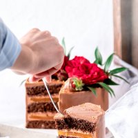 Шоколадно-манговый торт :: Anna Makarenkova 